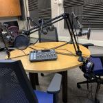 Podcasting equipment at CELEB
