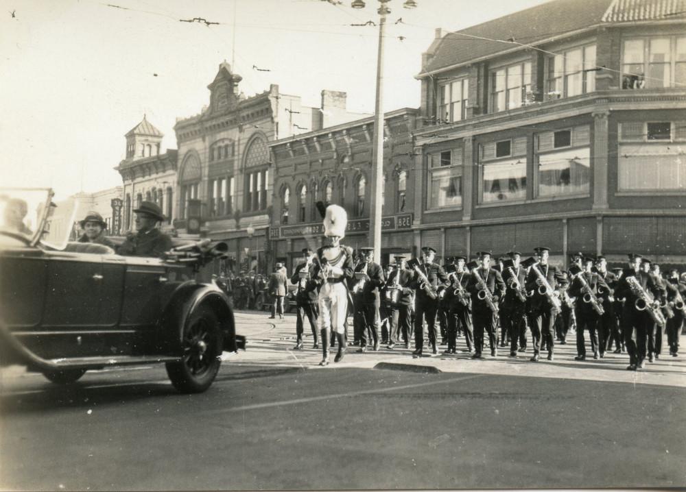 In the 1950s and '60s, Homecoming featured elaborate parades that traversed the city's downtown s...