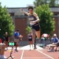 Eva Laun-Smith'21 competes in the 2018 NCAA Division III Outdoor Track and Field Championships Event - Women's Triple Jump.